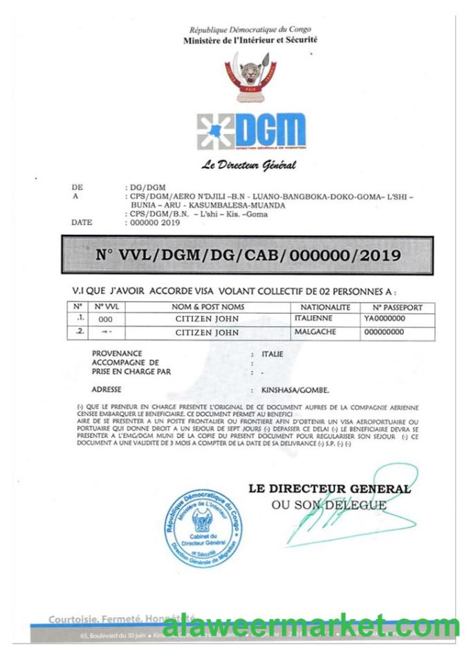 CONGO e-visa